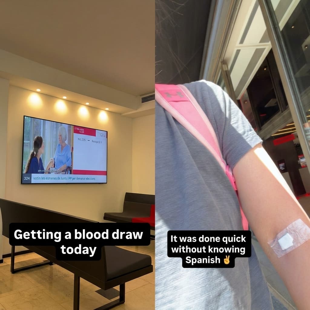 Cover image for Blood Draw Experience in Barcelona Spain as a Foreigner