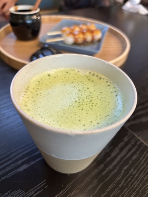 Matcha Latte at Rakuu-tei Tea House