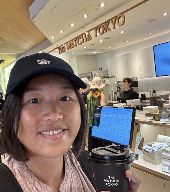 Me had pure matcha at The Matcha Tokyo