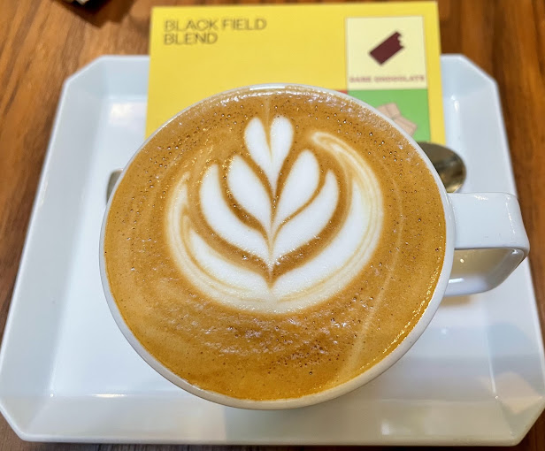 Flat white from Stitch Coffee